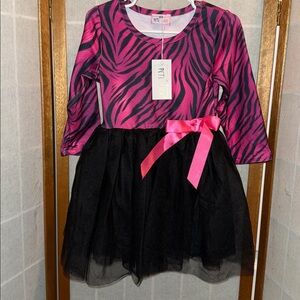 Pete + Lucy Girl’s Party Dress, Fierce Fuchsia size 2T